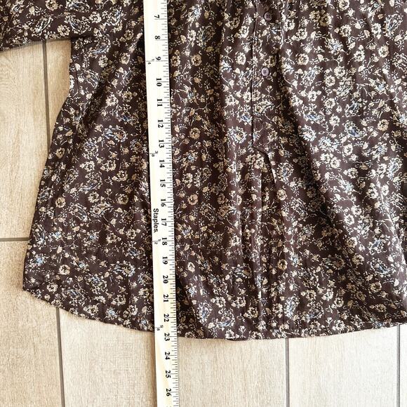 Masscob Womens Rothera Top XS Floral Cotton Cottagecore Boho Peasant Designer - Picture 10 of 10